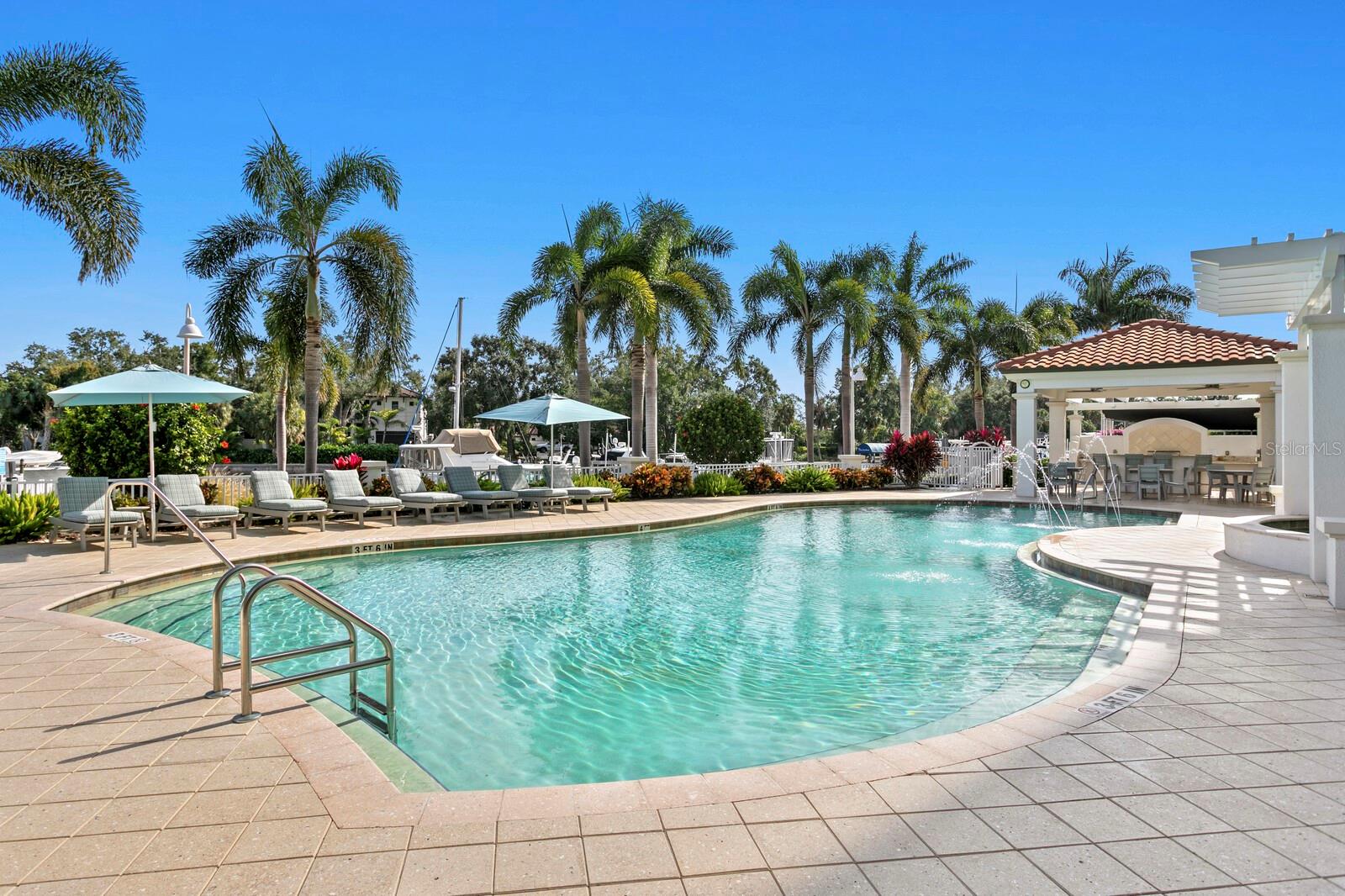 Enjoy a swim all year long with the Heated Pool