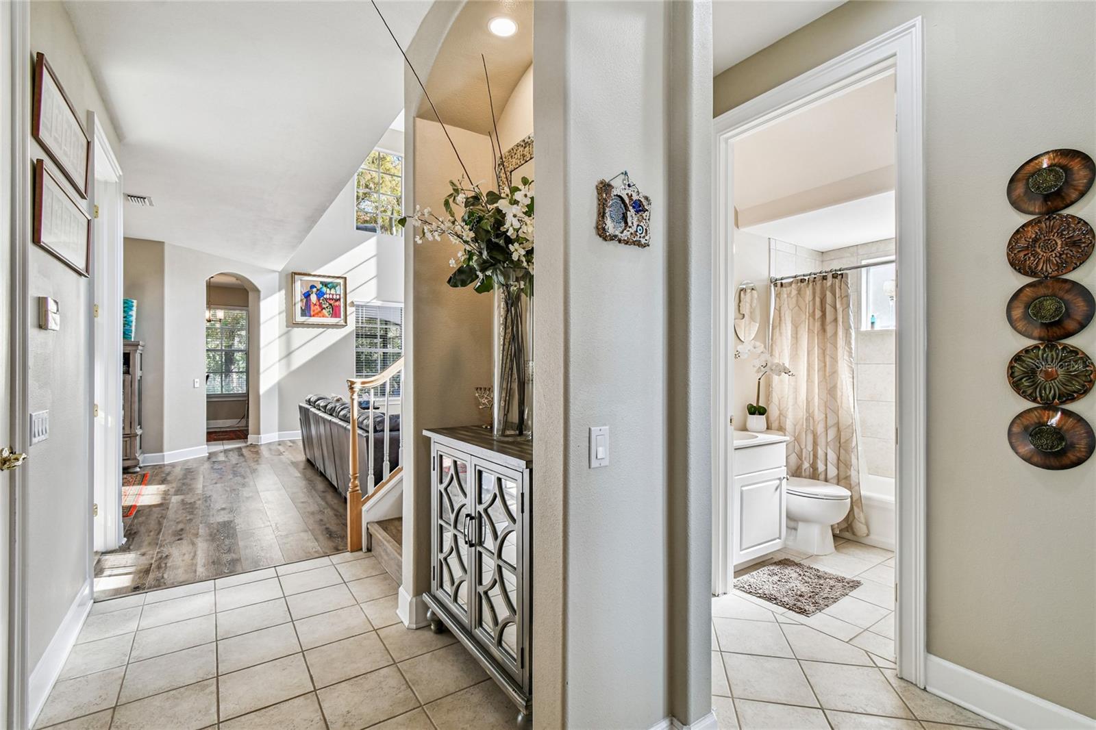 Entry to bath and Bedroom or Office