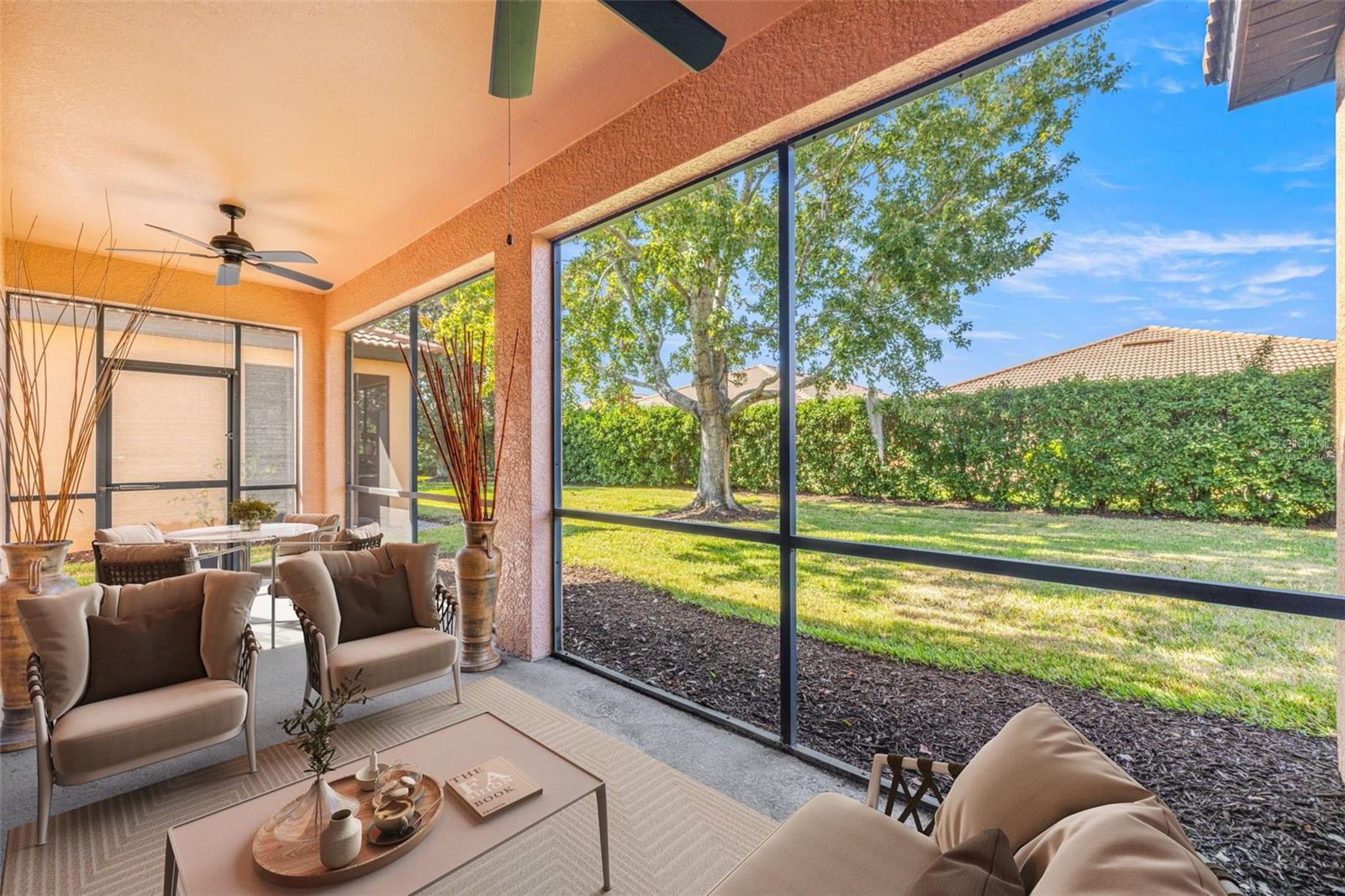 Virtually staged Lanai