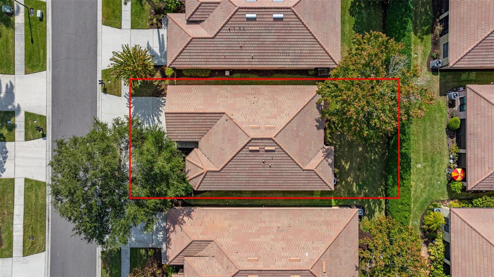 Aerial photo of home