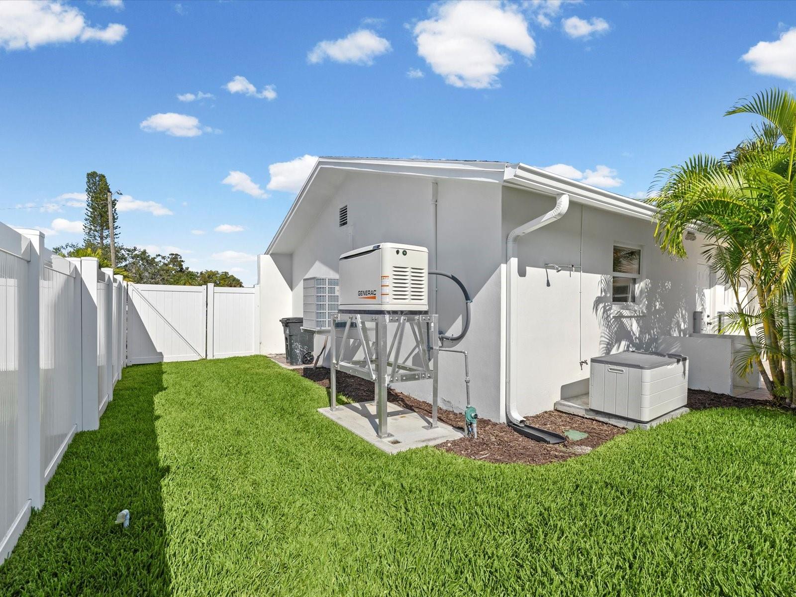 Generator & flood dams for storm protection