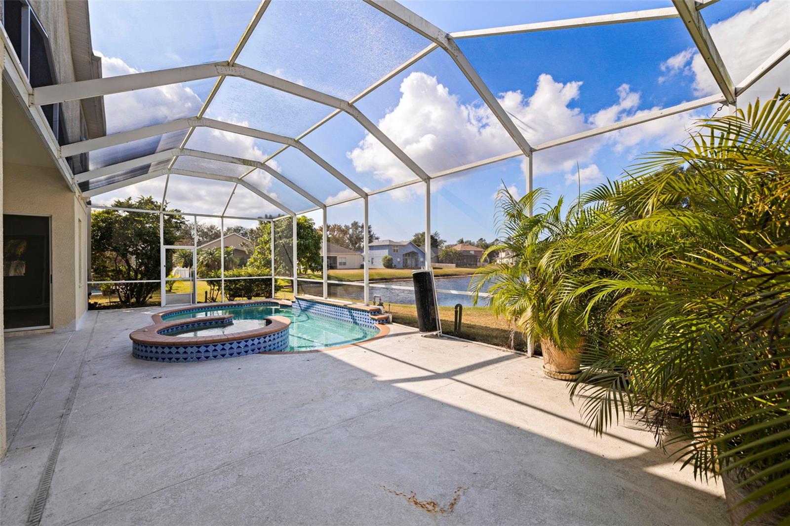 Large Patio Area - Covered and Uncovered Spaces