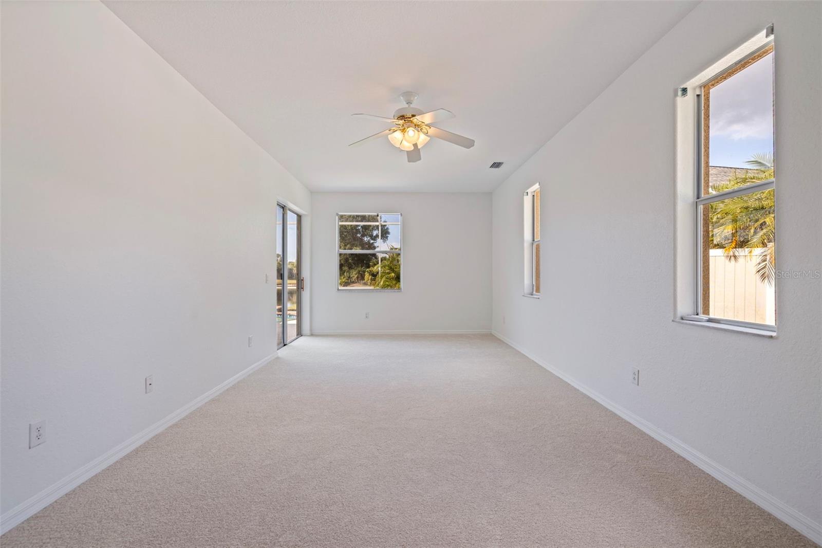 Primary Suite is 24 feet in length (12' wide)