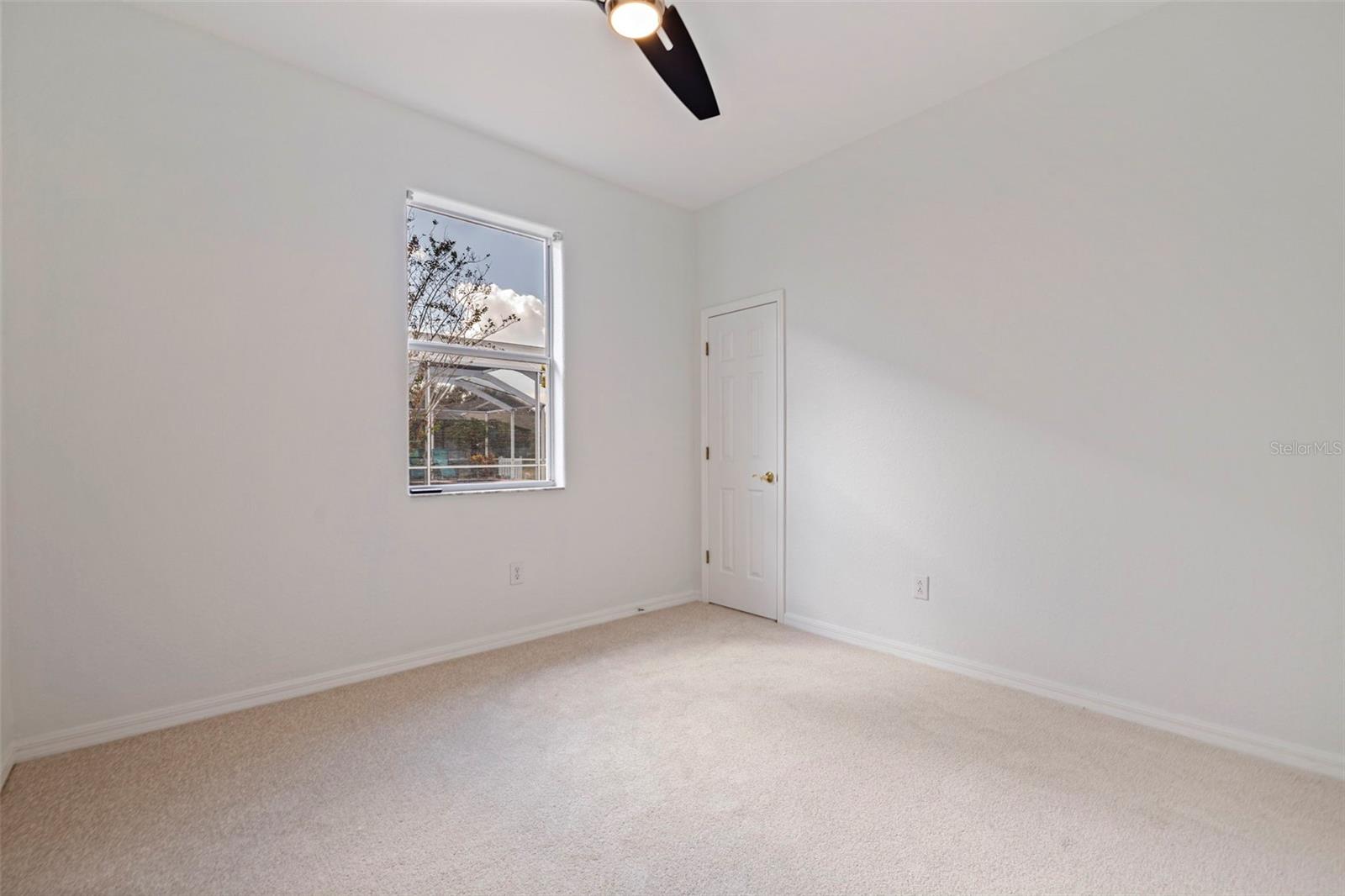 Bedroom #3 on Floor Plan with walk in closet