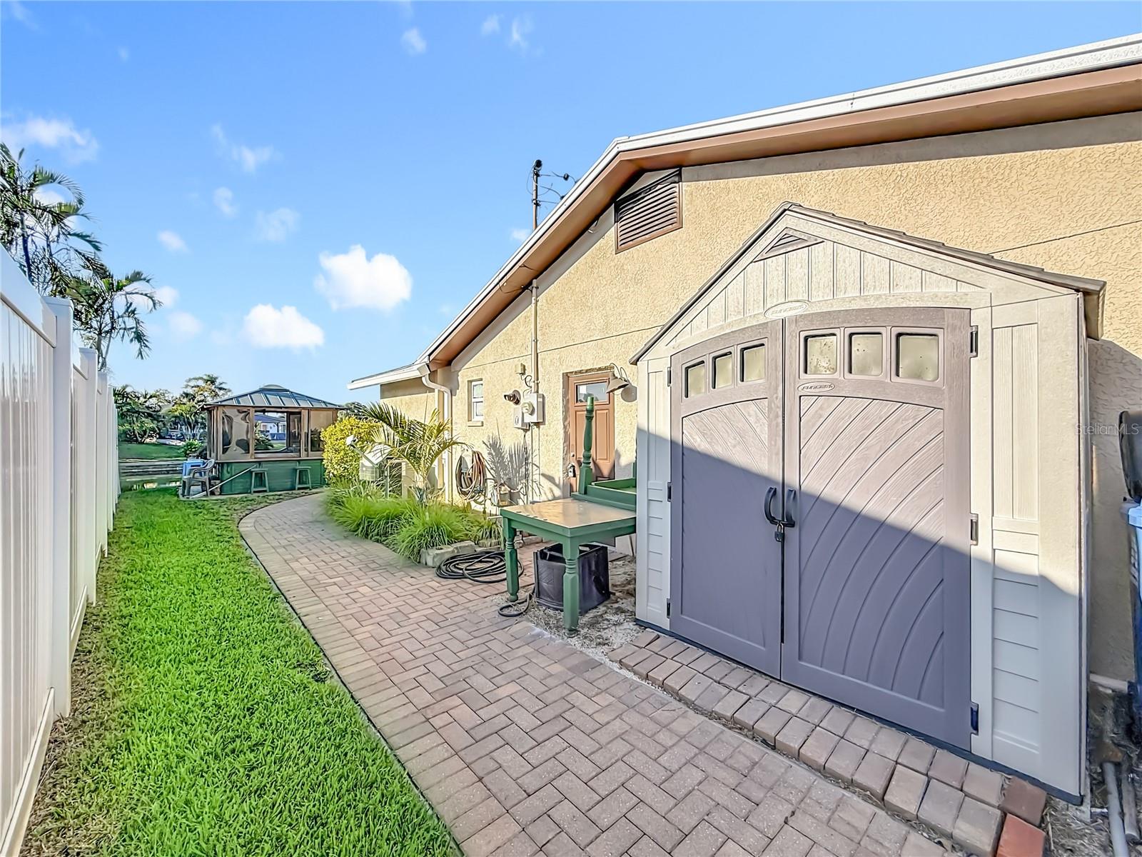 Plenty of Exterior Storage