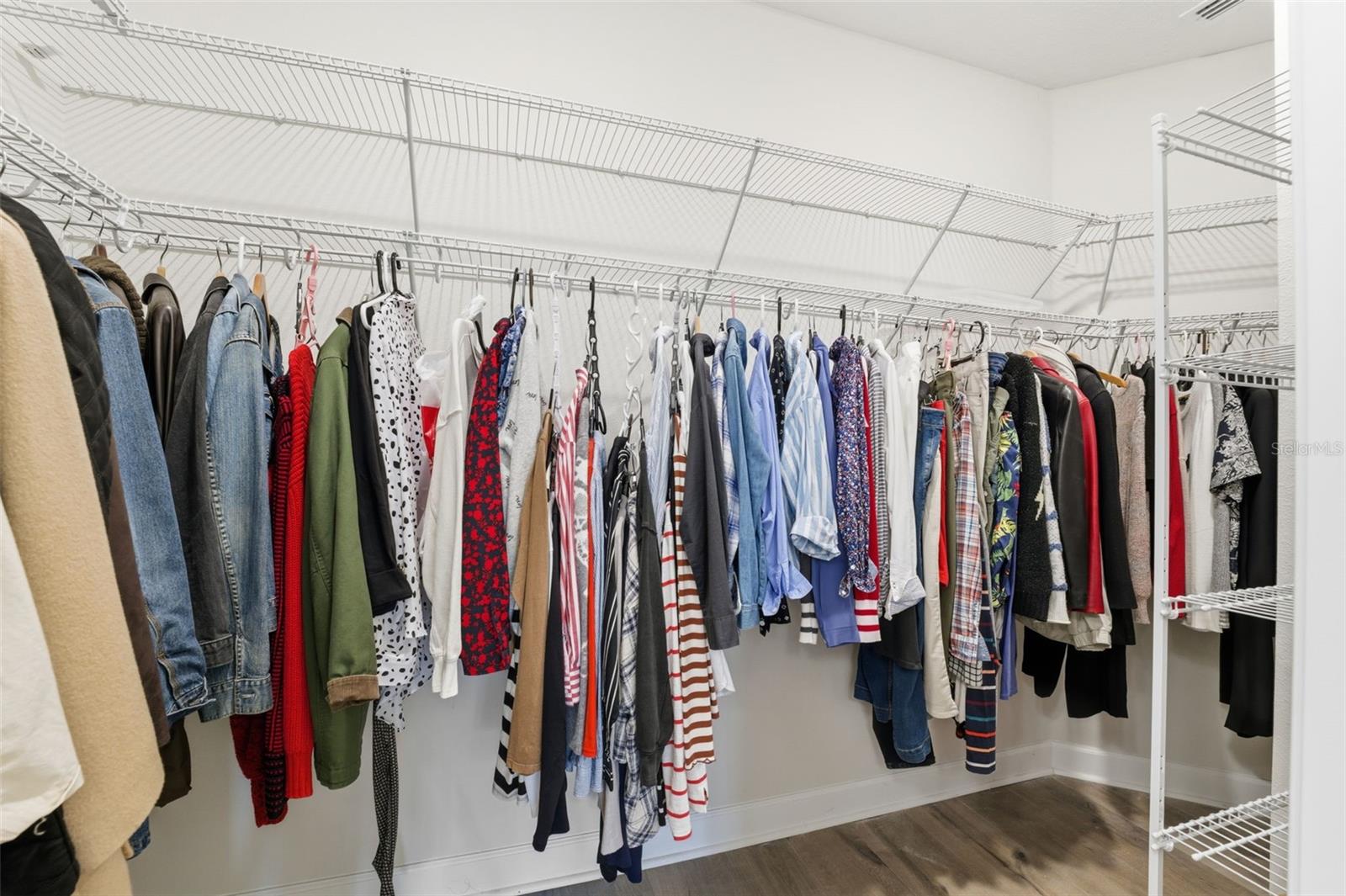 Primary walk-in closet