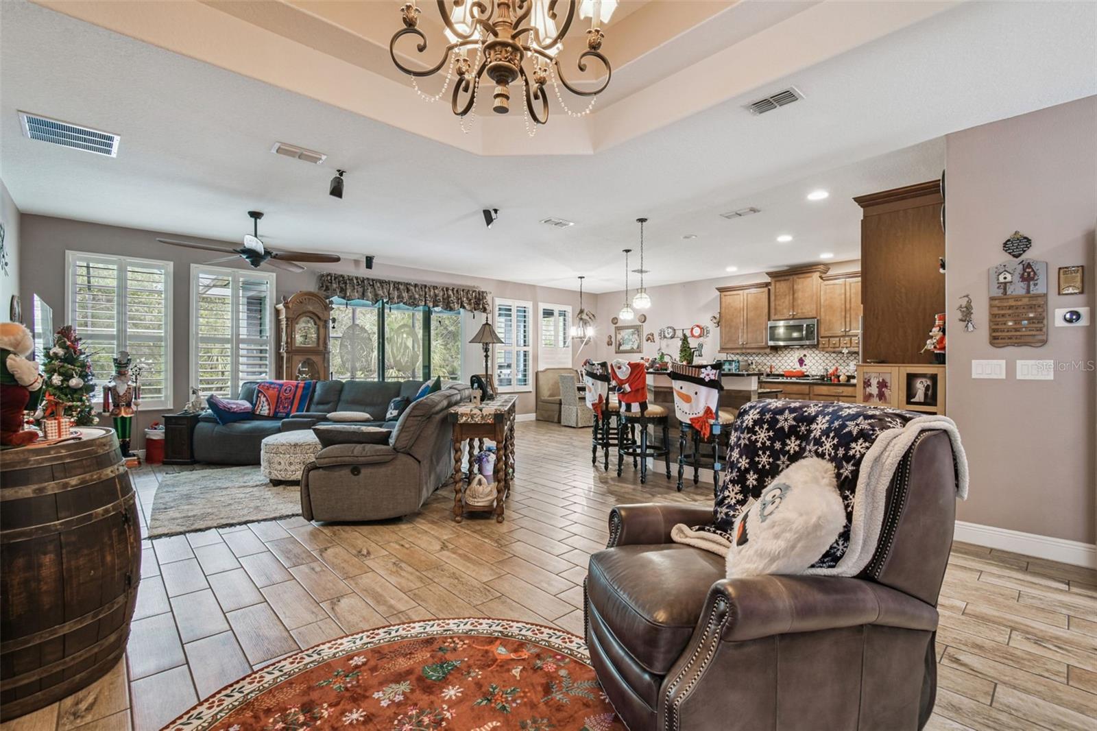 Living room/dining room combo