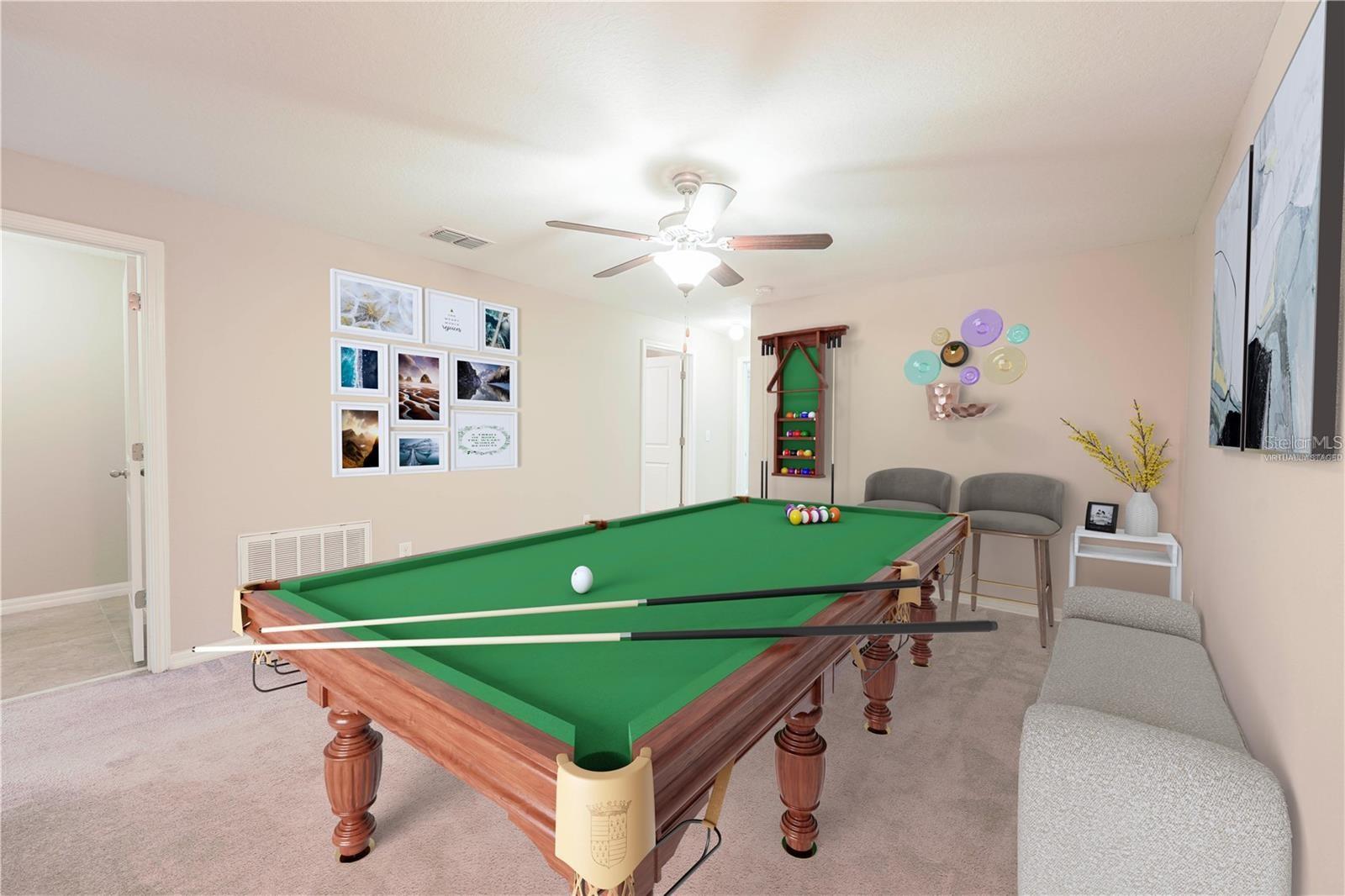 Virtually Staged-Second Floor Loft