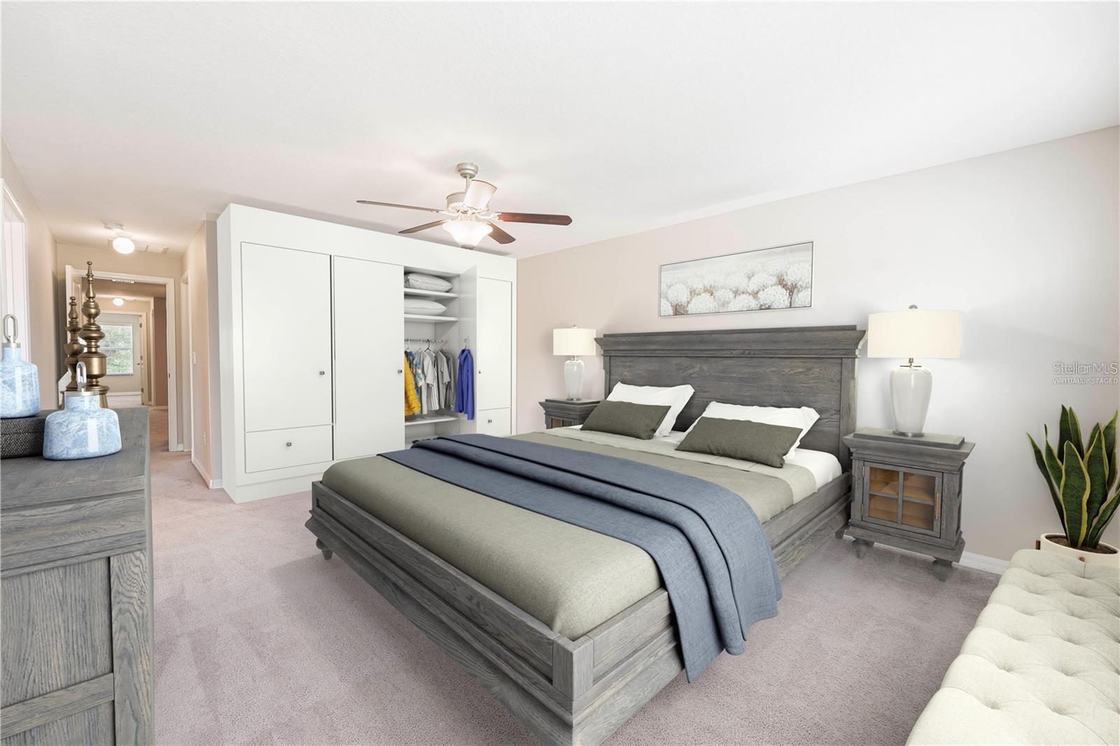 Virtually Staged- Primary Bedroom