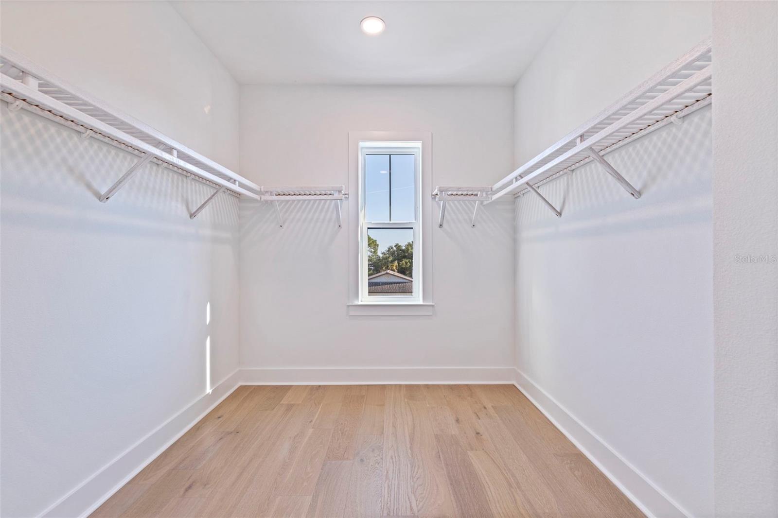 Primary walk-in closet