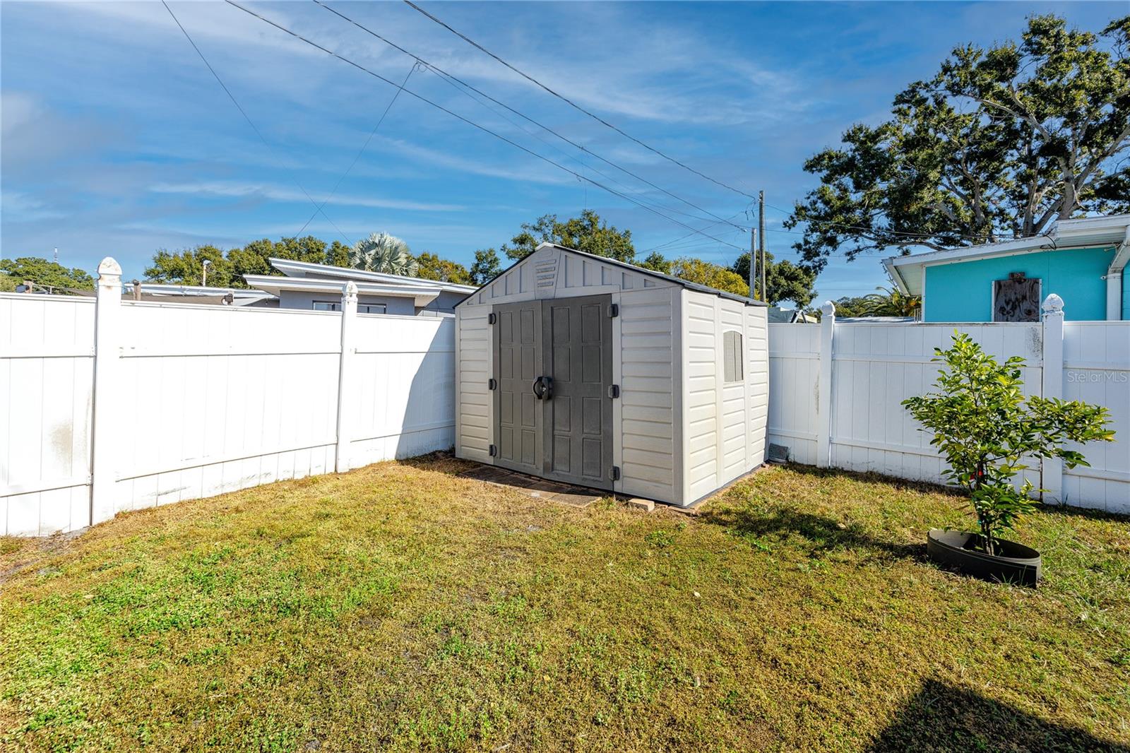 Extra storage in the back.