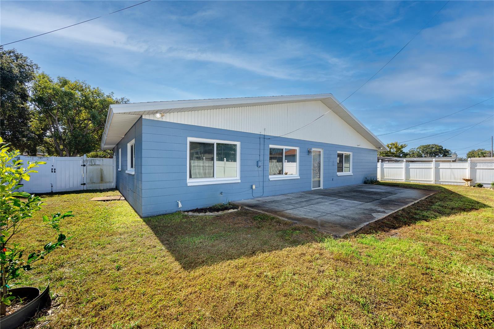 Block home in an X flood zone with fully fenced in back yard. Make this your backyard oasis in the Florida sun!