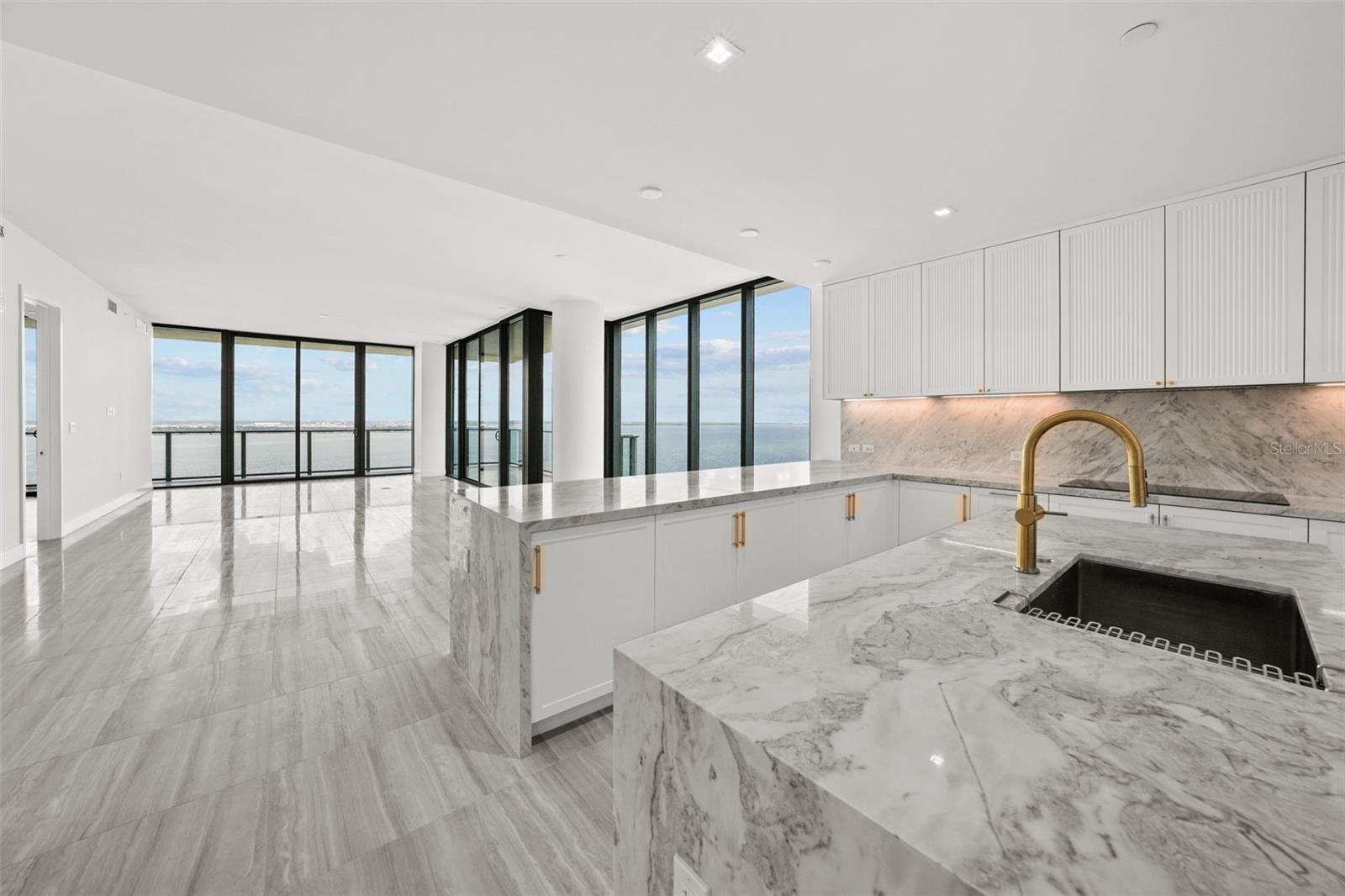 Living, Dining and Kitchen Unfurnished