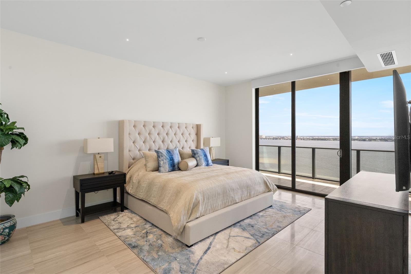 Primary Bedroom Extended from Original Floorplan