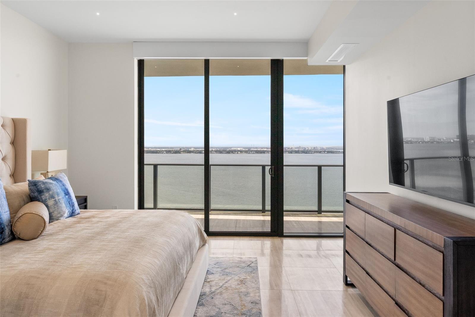 Primary Bedroom with Views of Hillsborough Bay