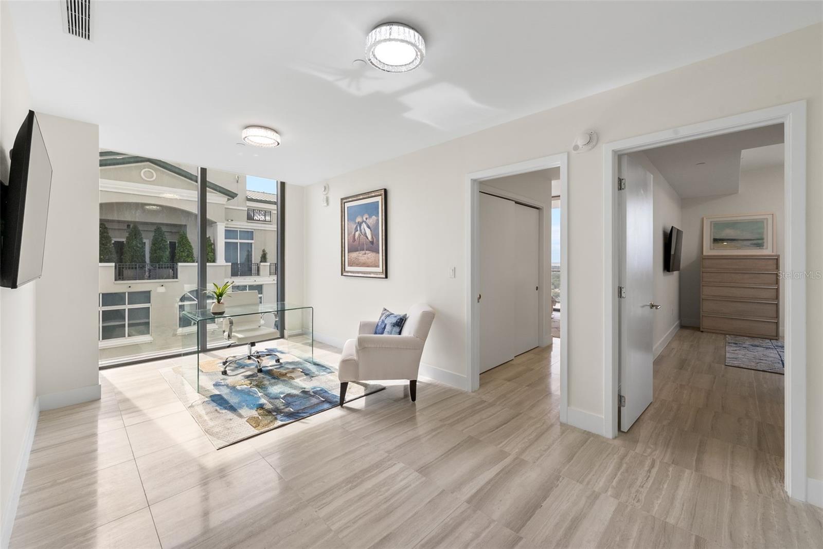 Office or Den with Half Bath