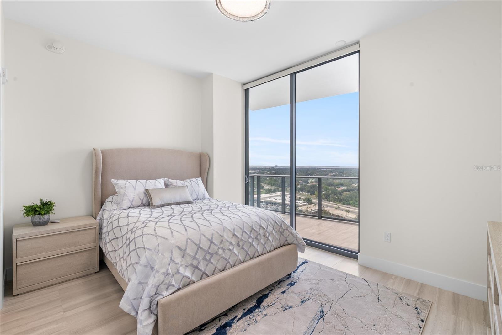 Spare Bedroom with Views from Tampa to St. Petersburg