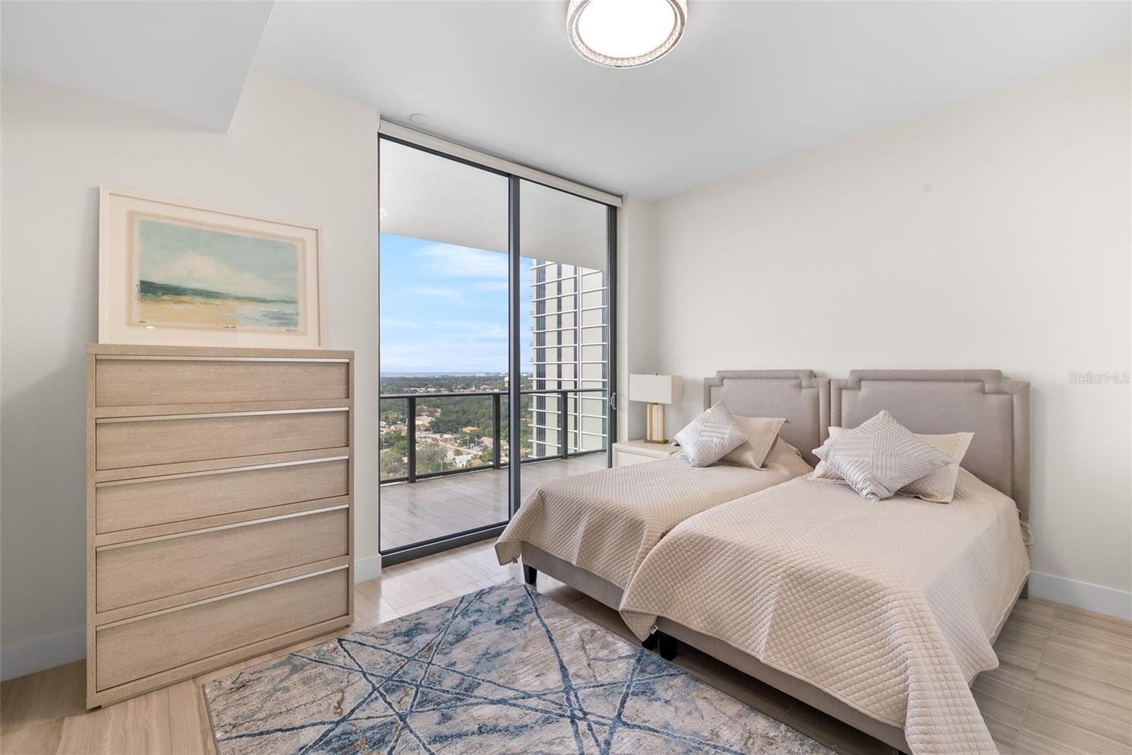 Spare Bedroom with Views from Tampa to St. Petersburg