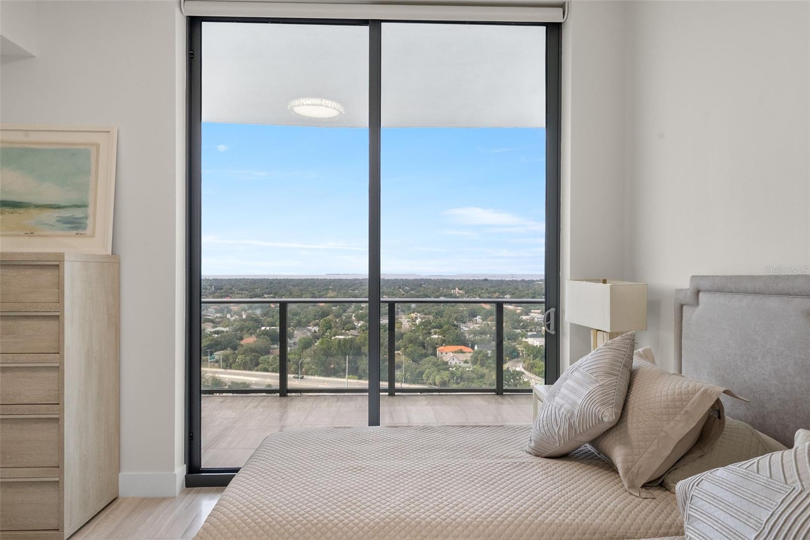 Spare Bedroom with Views from Tampa to St. Petersburg