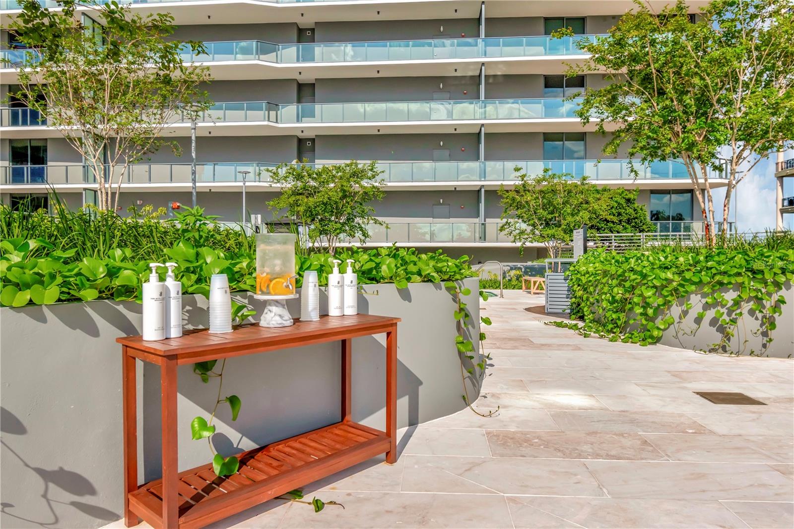 Pool Area Refreshments