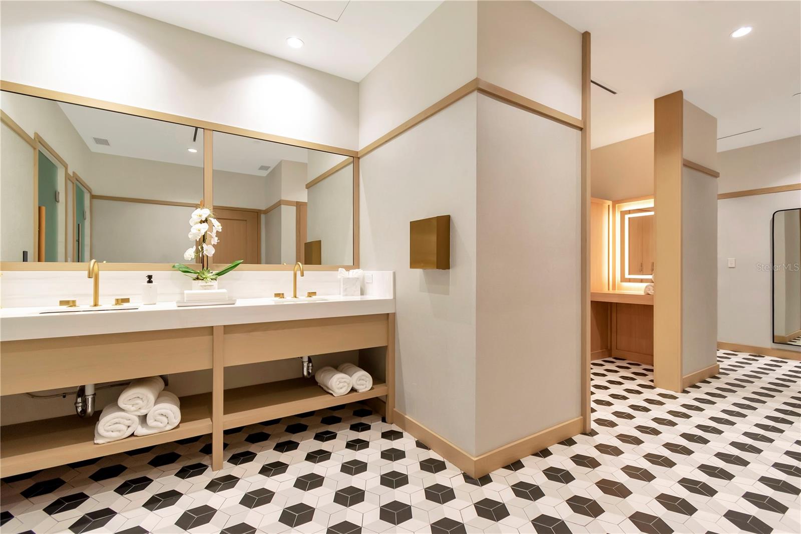 Locker Room Beside the Fitness Center