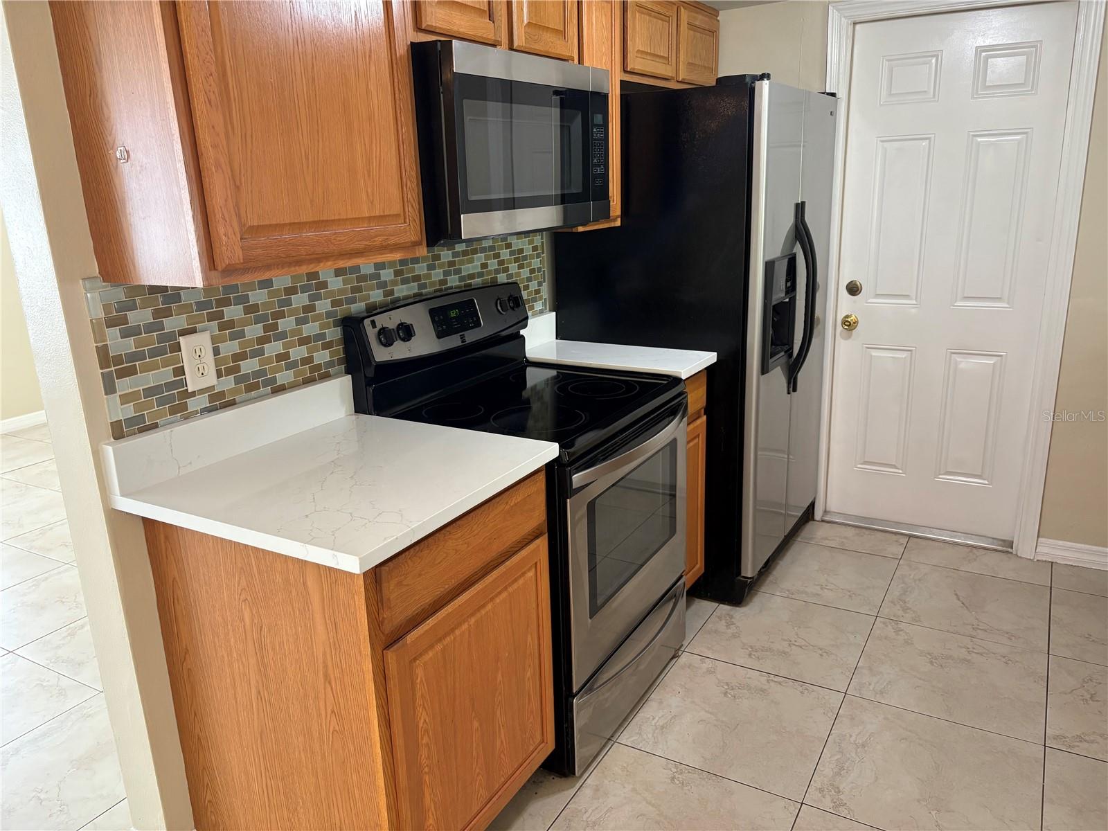 Decorative Tiled Backsplash