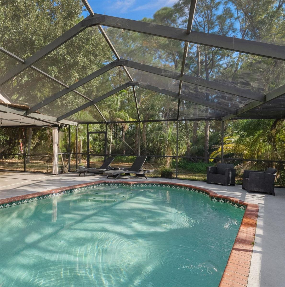 Take a dip in the pool on those hot summer days and enjoy the tranquility of conservation right behind you.