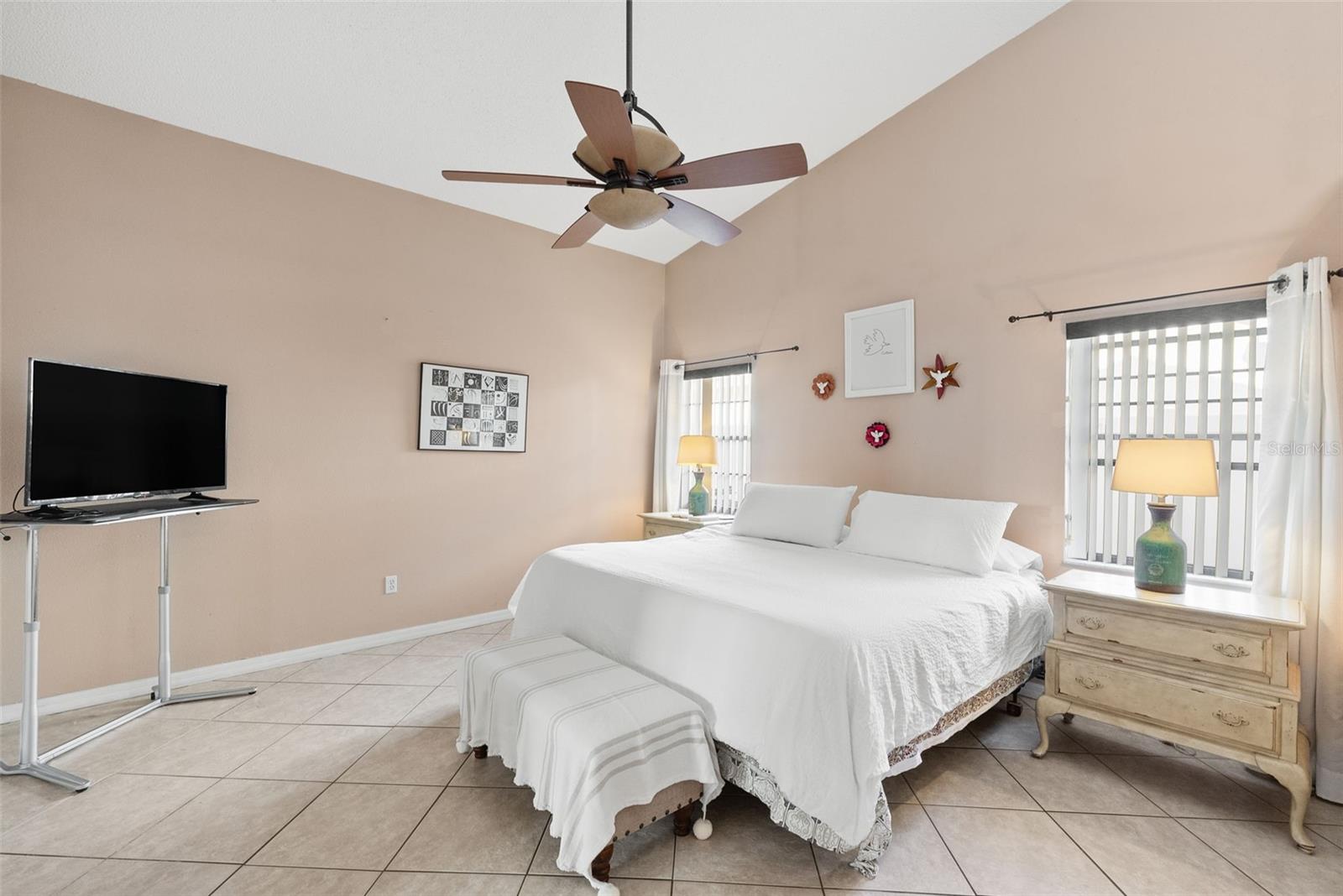 Large master bedroom with large ensuite bathroom