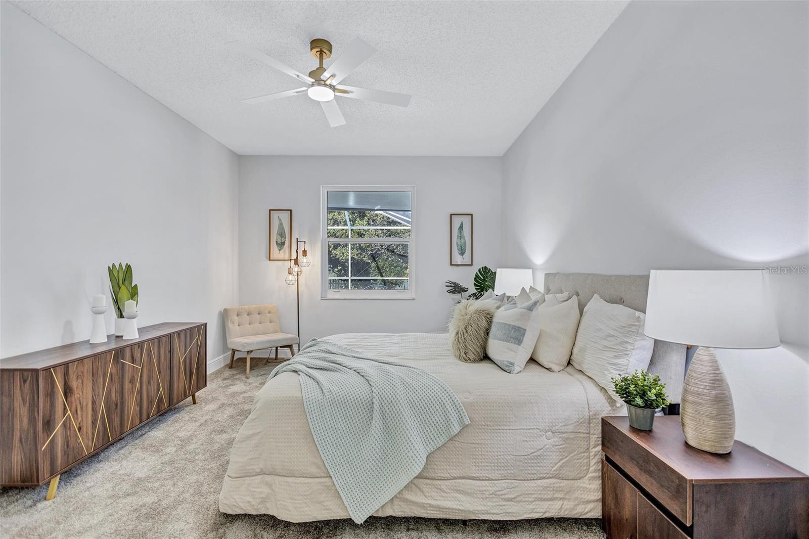 Primary bedroom suite