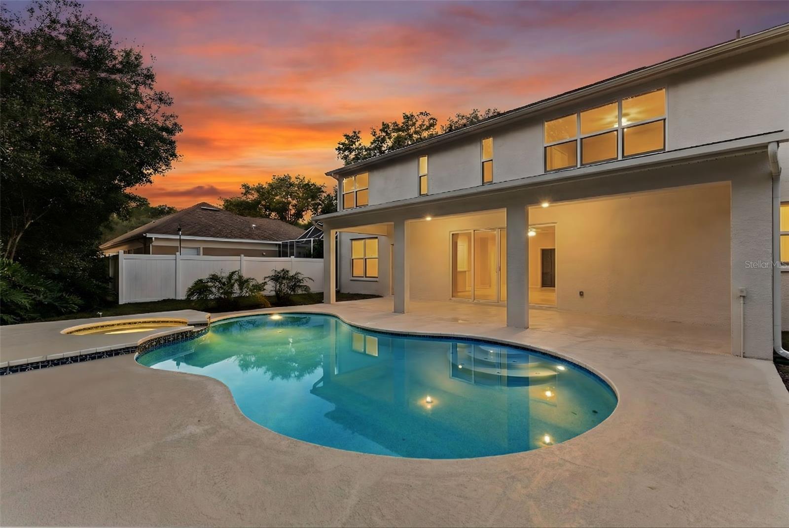 Your pool, spa, and entertaining area.