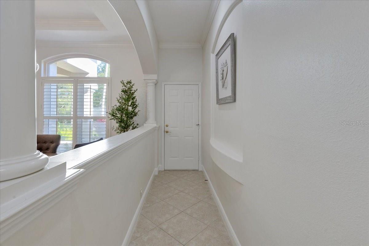 Walkway to Garage off of Formal Dining