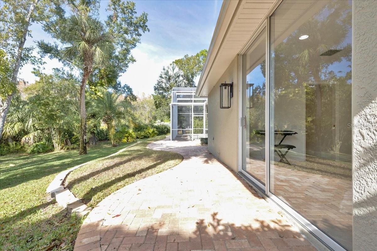 Back Patio off of Bonus Room