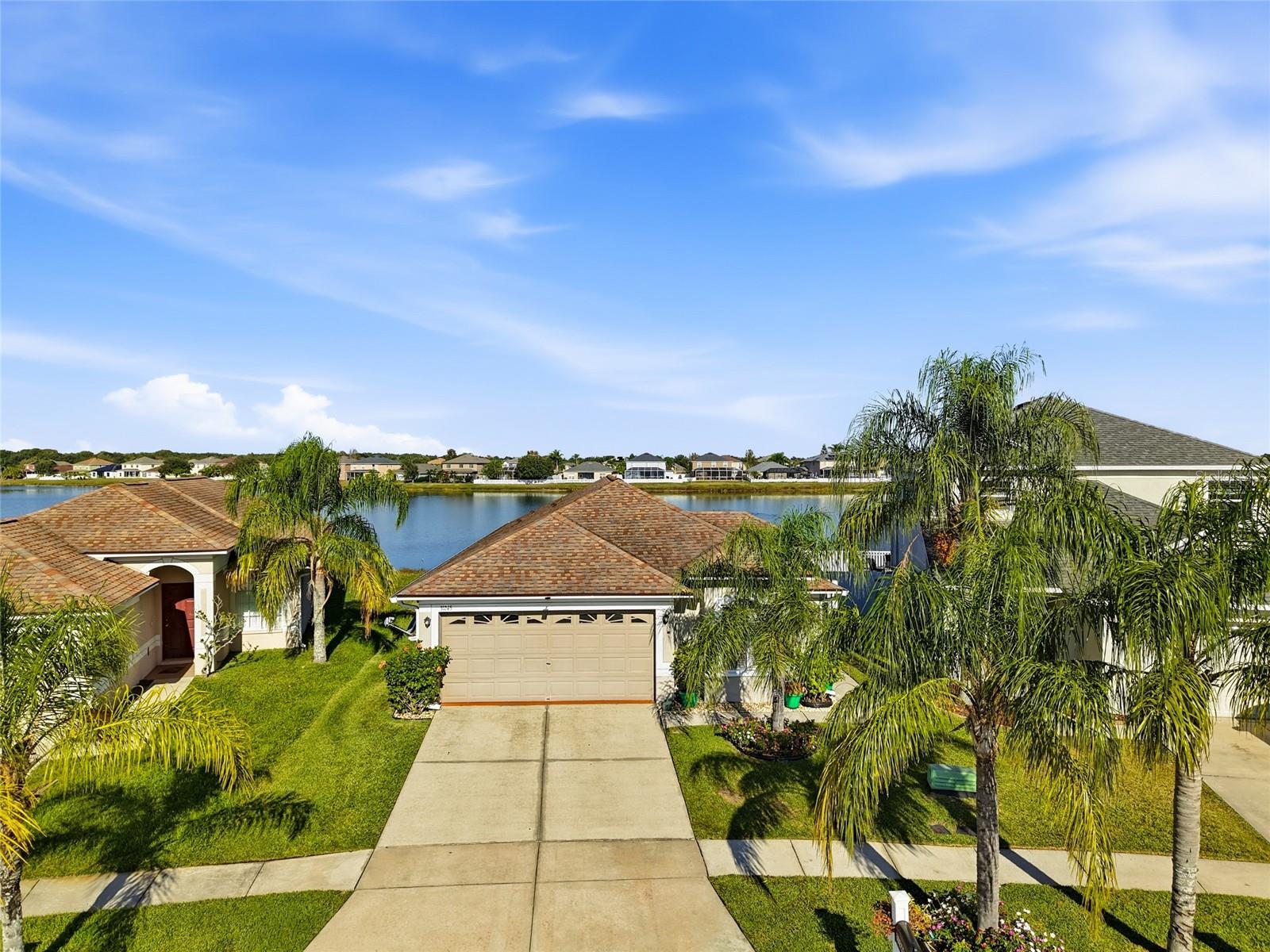 beautiful lakefront home