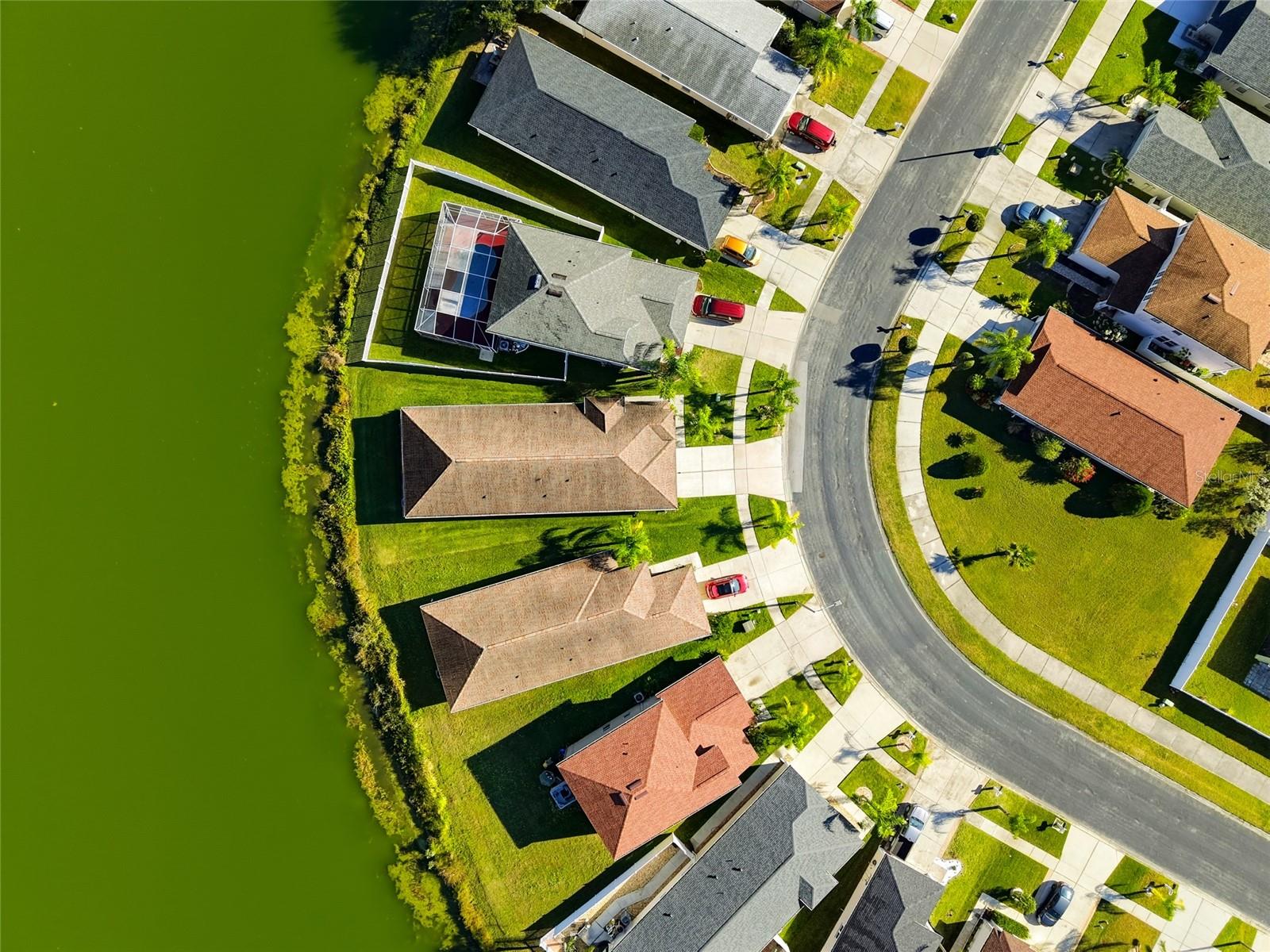 such a vast lake for a suburban neighborhood