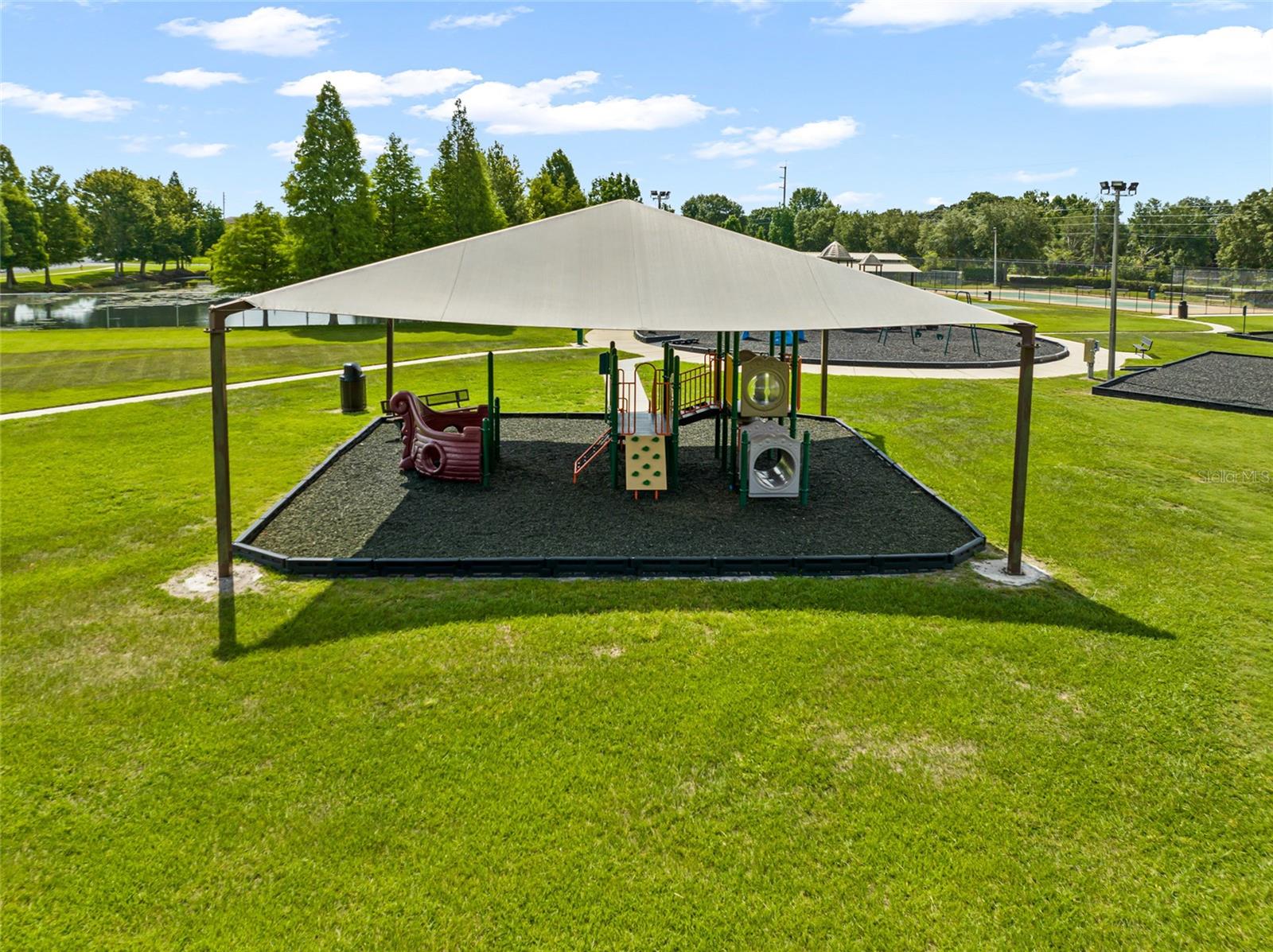 covered play area for those super sunny days