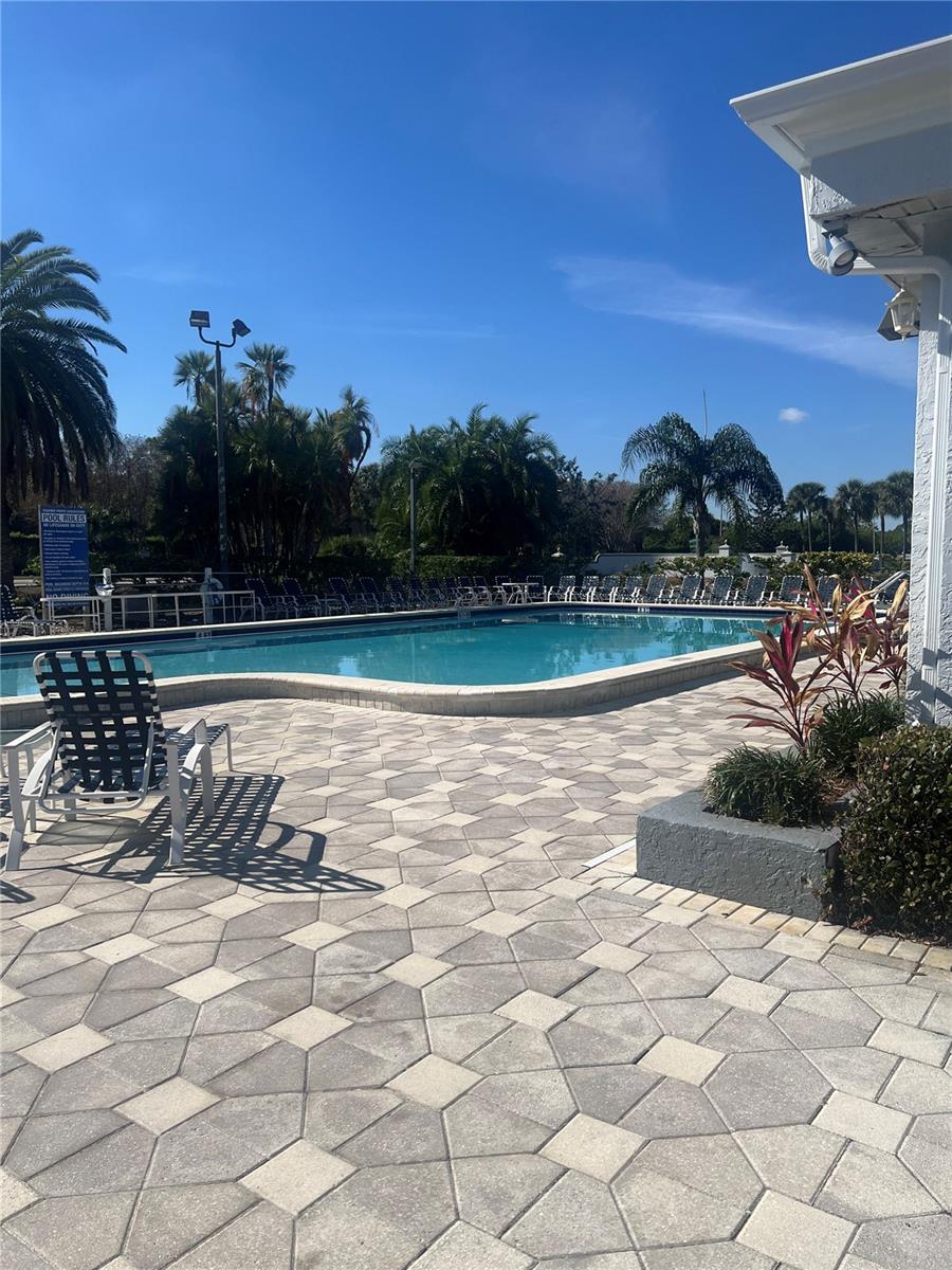 Club pool and hot tub area