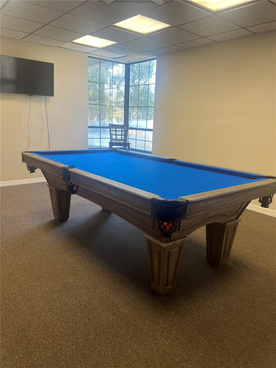 billiards room