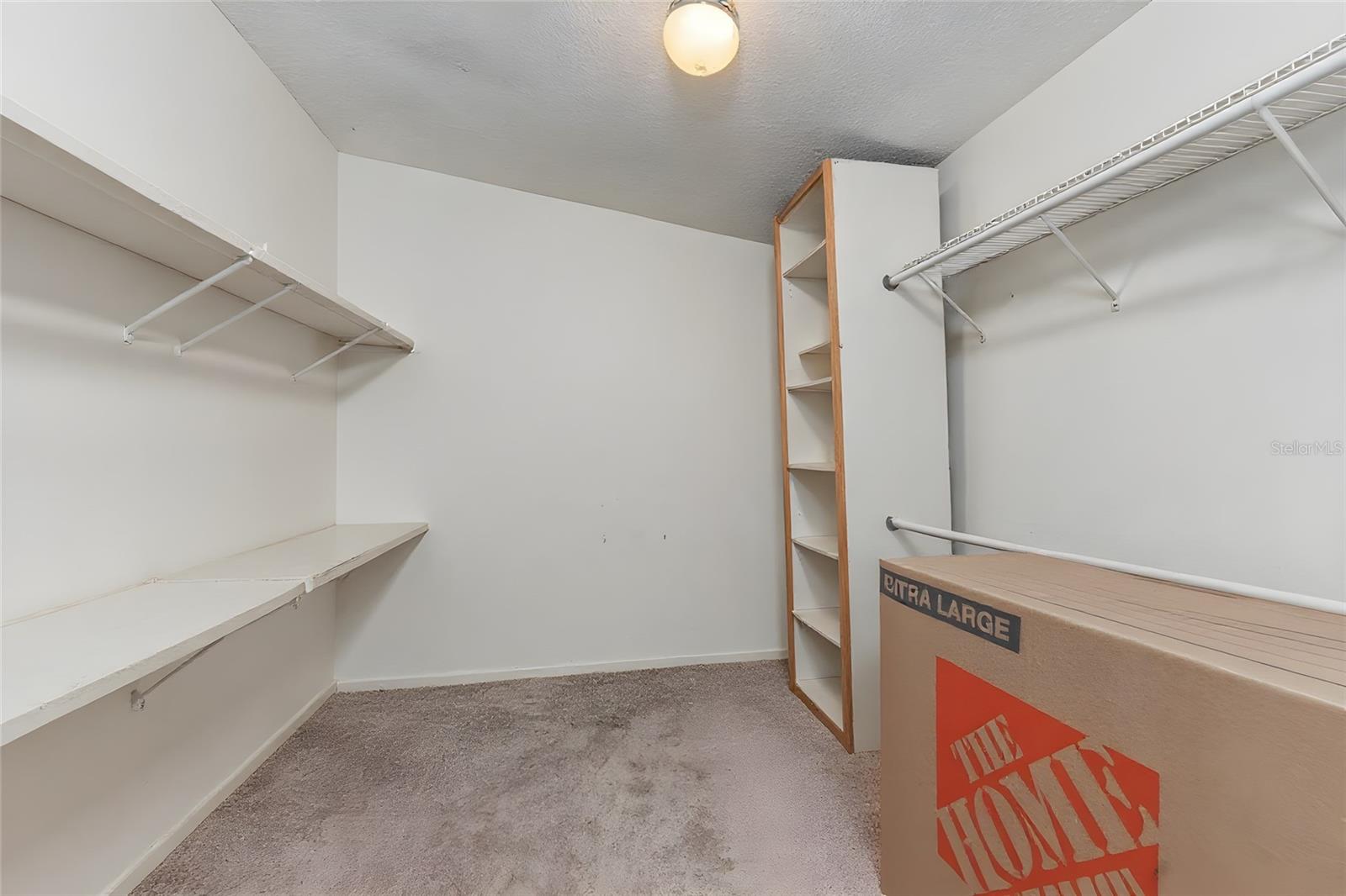 Huge Walk in Closet in 2nd Primary Bedroom