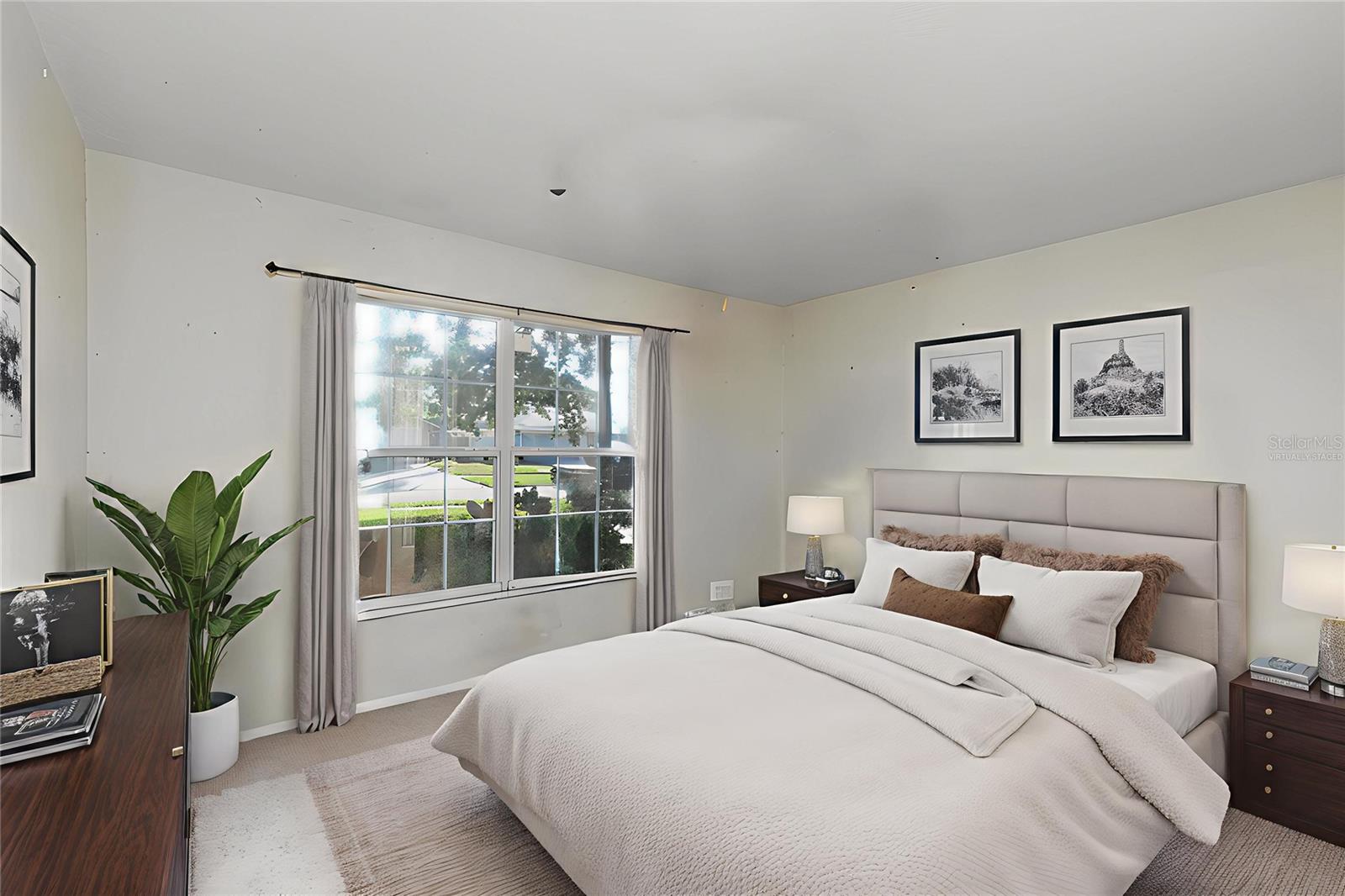 VIRTUALLY STAGED - Bedroom 4