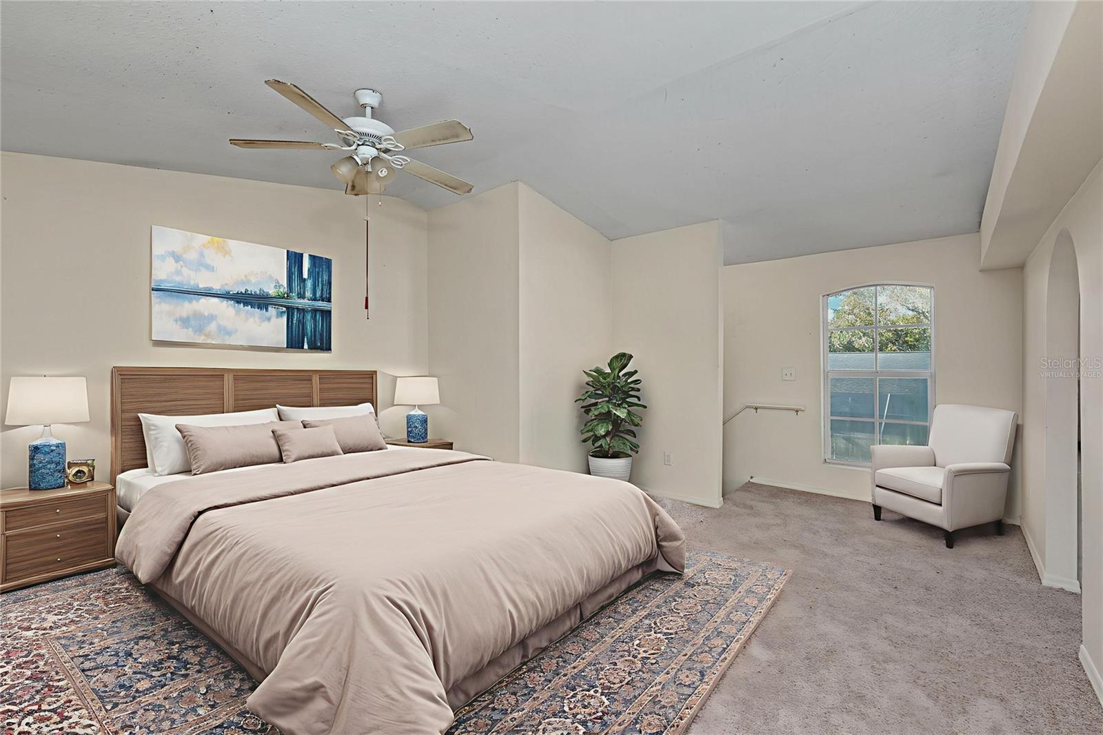 VIRTUALLY STAGED Bedroom 2 on 2nd Floor with En Suite