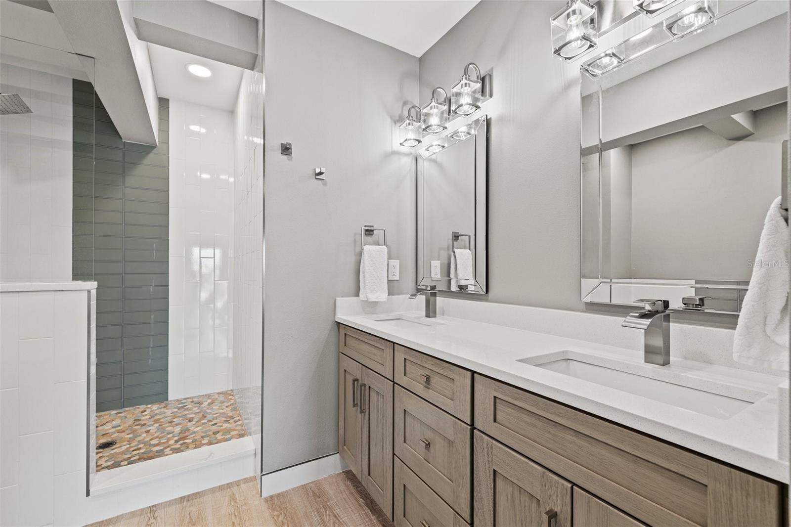 The Gem primary bathroom