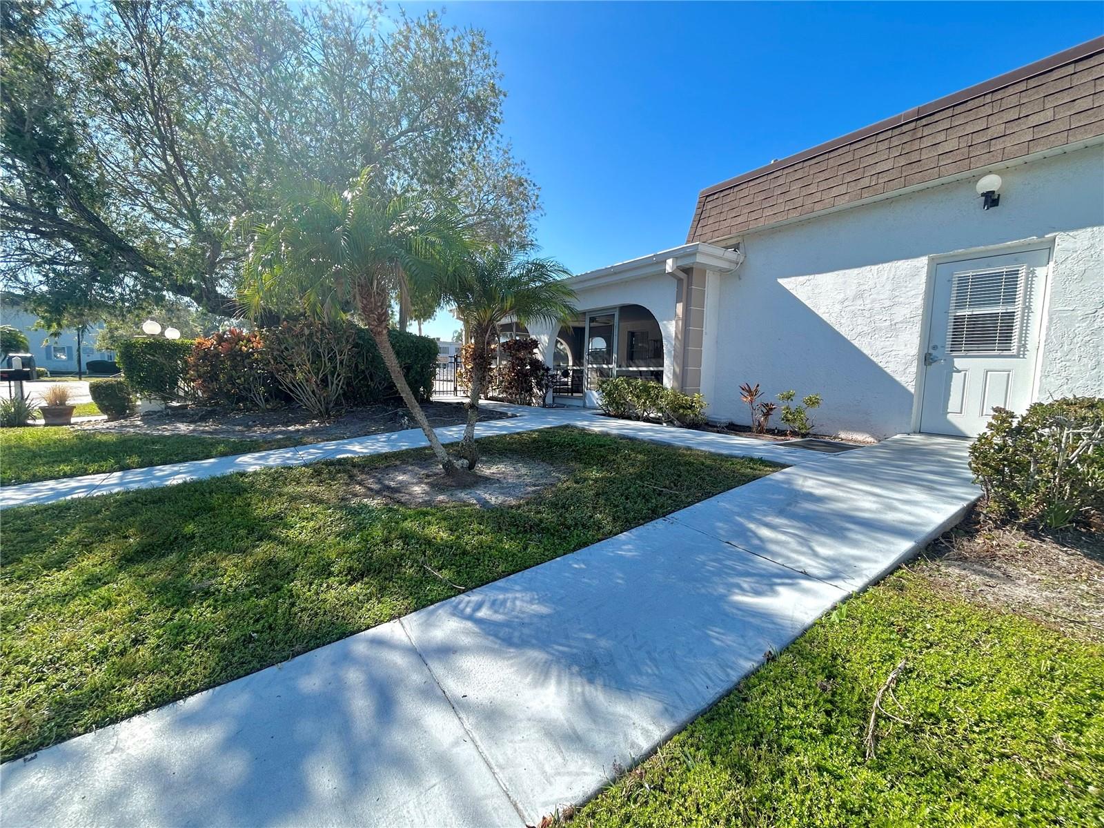 Exterior entry to clubhouse