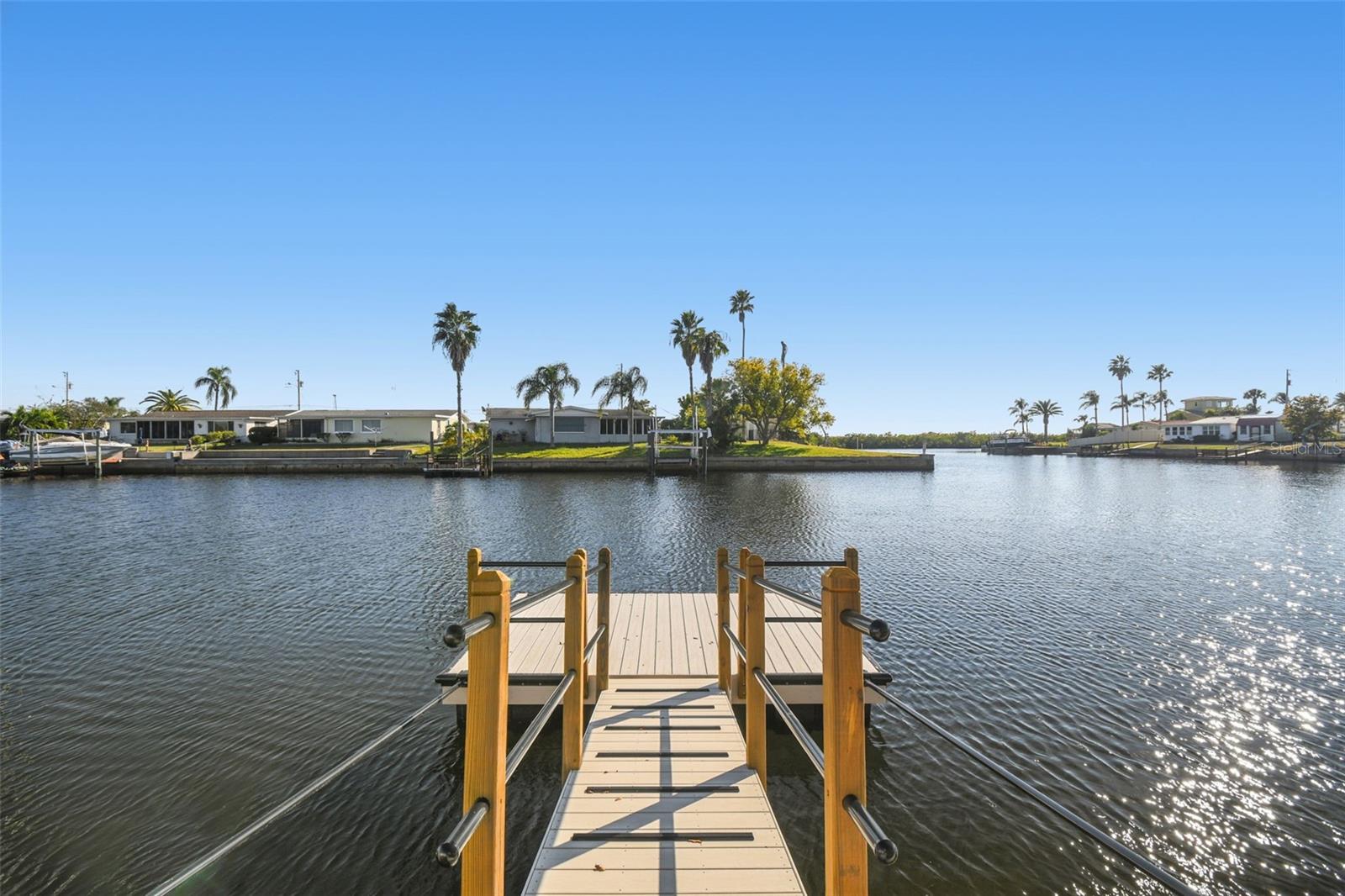 Private floating dock
