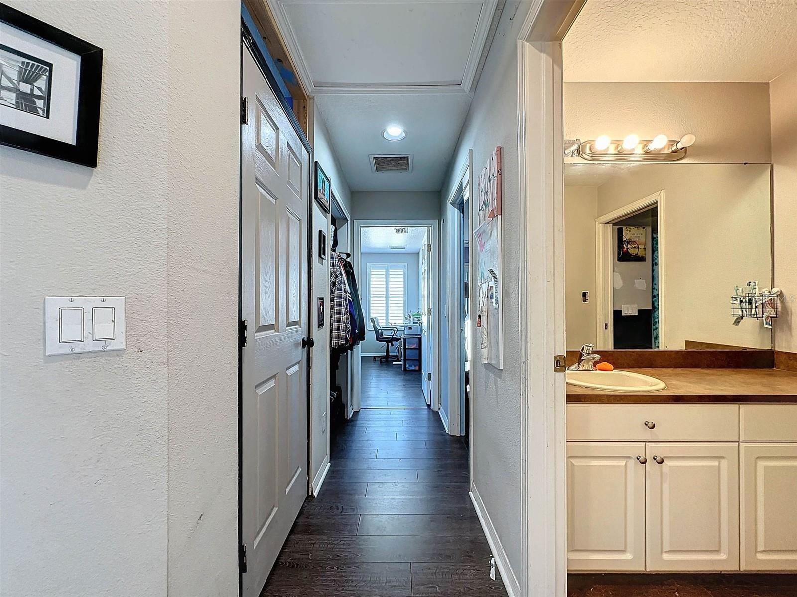 Hallway view 2nd floor.