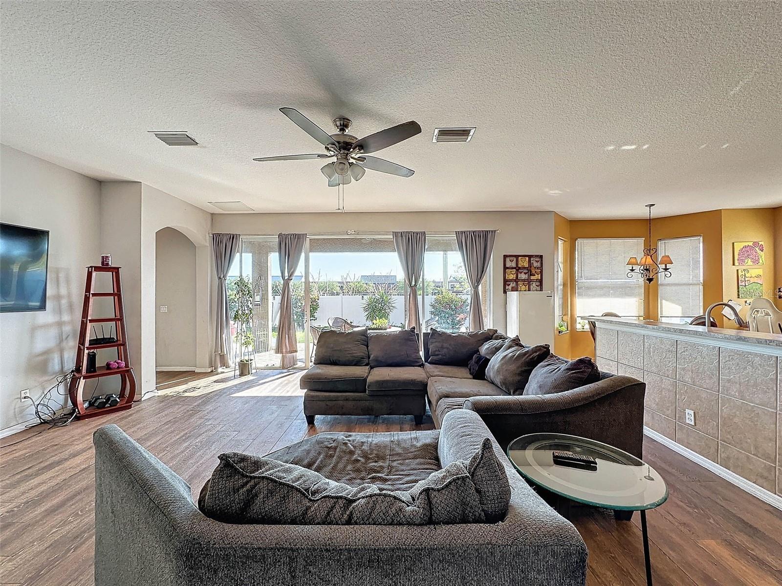 Natural light abounds