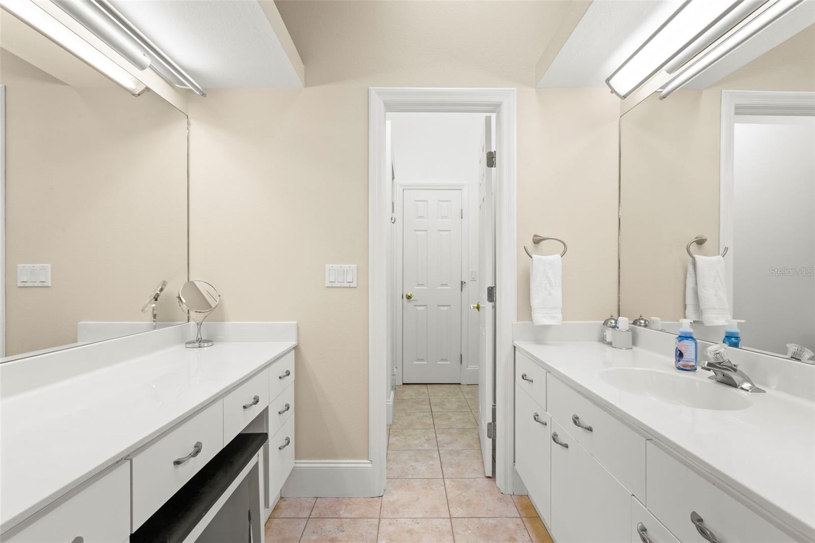 Primary Bathroom Double Vanity