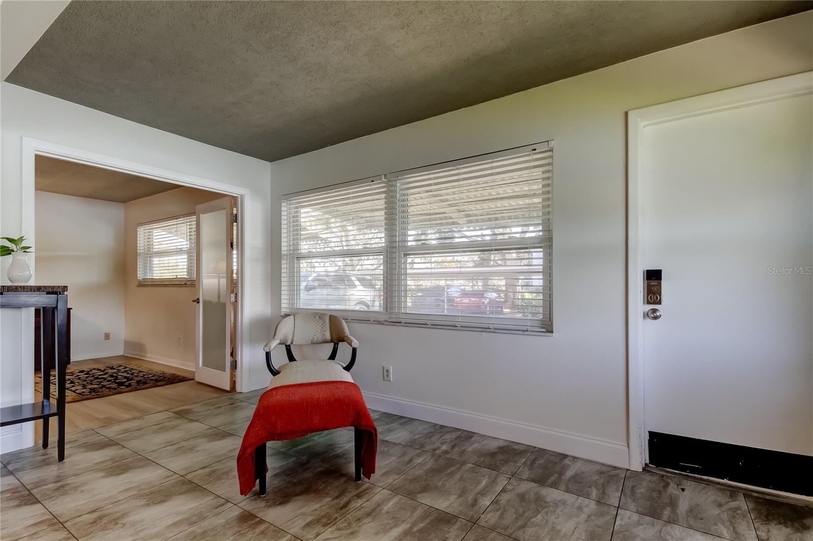 Parking next to one of the entrance.