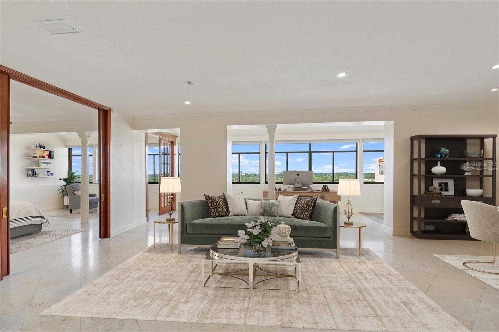 Virtually Staged-Living Room