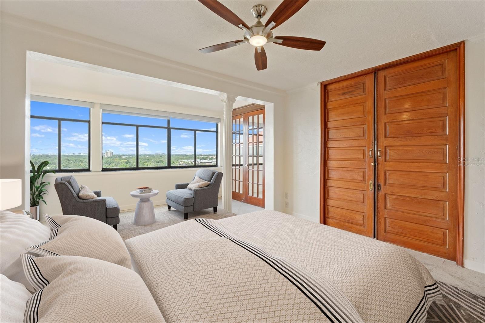 Virtually Staged Bedroom