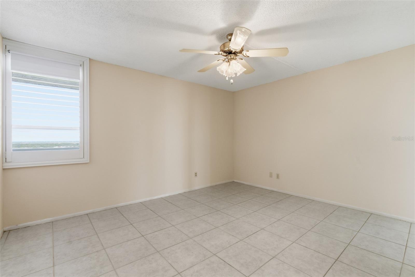 Second bedroom with a view of the intercostal.